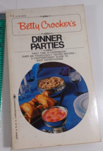 Betty Crocker&#39;s Dinner Parties 1975 Paperback good - £4.64 GBP