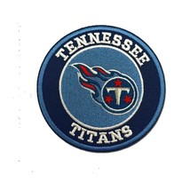 Tennessee Titans 3&quot; Iron on Embroidered Patch NFL Football New #8 - £2.32 GBP