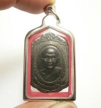 Lp Tim Wat Phrakao Bless 1978 Pendant Miracle Yant Thai Amulet Lucky Rich Money - £37.30 GBP