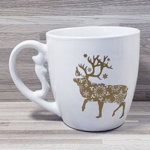 Modern Gourmet Foods Christmas Reindeer Moose 12 oz. Stoneware Coffee Mu... - $15.27