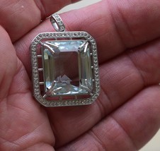 Blue Topaz Pendant.45.44ct. Untreated. Independent Master Valued: $1,230US - £486.36 GBP
