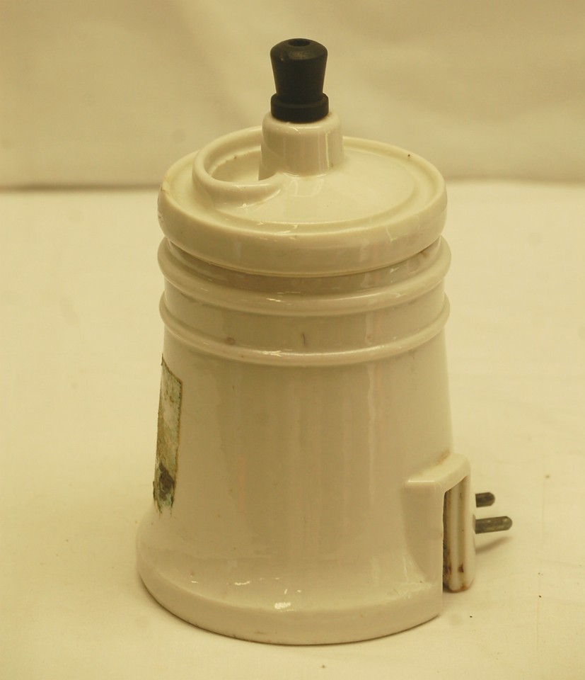 Old Vintage Hankscraft Ceramic Vaporizer Humidifier w Lid Novelty Medical Decor Item image 3