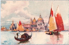 The Grand Canal and the Church of La Salute Venice Italy Postcard - £5.90 GBP
