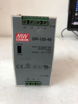 MW Mean Well DR-120-48 industrial power supply din rail - $58.41