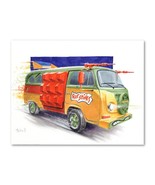 Signed Teenage Mutant Ninja Turtle Party Van Poster Print Art 11x14 Unfr... - €20,51 EUR