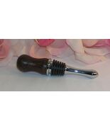 New Hand Crafted / Turned Coco Bolo Solid Wood Wine Bottle Stopper Great... - $23.69 CAD