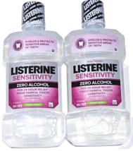 2 Pack Listerine Mouth Rinse Sensitivity Zero Alcohol 24 Hour Relief Fre... - €29,18 EUR