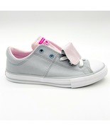 Converse CTAS Maddie Slip Wolf Grey Pink White Kids Casual Shoes 665988F - £31.92 GBP