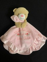 Baby Starters 2018 Pink Bear Lovey Rattle SecurityThank Heaven For Little Girls - £25.55 GBP