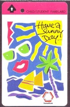 Have A Sunny Day S&#39;pore TransitLink Train/Bus Card - £11.70 GBP