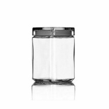 Anchor Hocking Stackable Jar w/Glass Lid, 1.5-Quart - £17.57 GBP