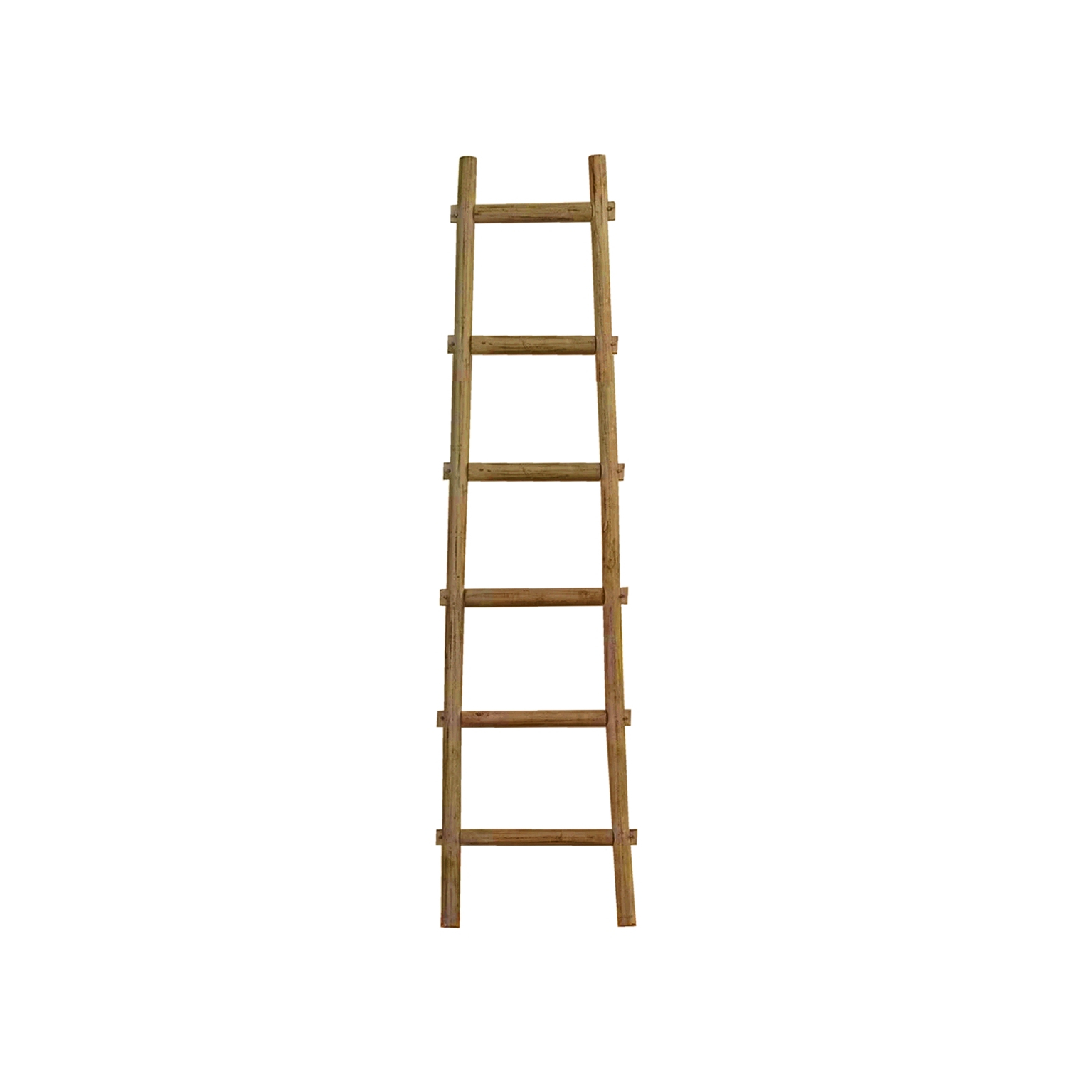 HomeRoots 6 Step Decorative Ladder Shelve Brown - 72 x 18 x 2 in. - $193.62