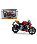 Ducati Mod Streetfighter S Red 1/12 Diecast Motorcycle Model by Maisto - $84.78 CAD
