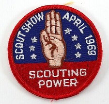 Vintage 1969 April Scout Show Scouting Power Boy Scouts America BSA Camp Patch - £9.31 GBP