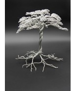 Handcrafted Steel Metal Wire Bonsai Sculpture-8.1in in height - $4,473.59 MXN