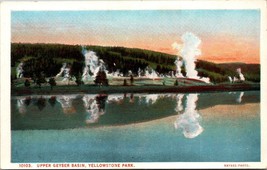 Upper Geyser Basin Yellowstone Park Haynes Red Letter 10103 UNP WB Postcard L11 - $2.92