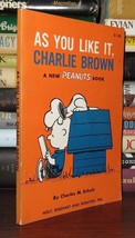 Schulz, Charles M. As You Like It, Charlie Brown 1st Edition 1st Printing - $48.64