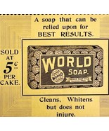 World Soap Beach Soap Company 1894 Advertisement Victorian Cleans Whiten... - $376.02 MXN