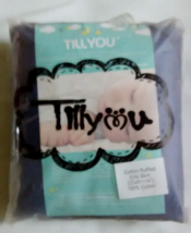 TILLYOU Crib Bed Skirt Dust Ruffle, 100% Natural Cotton, Nursery Crib Na... - $11.76