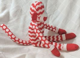 GANZ In Stitches 16 Inch Holiday Red And White Monkey Age 3 Plus image 4