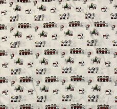 Peanuts by Berkshire Twin Flat Sheet Christmas Snoopy Woodstock Carolers... - $214.36 MXN