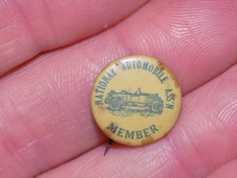 Vintage National Automobile Assn Member Tiny Pinback Button - $221.44 MXN