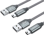 Mini Usb Cable, (3.3Ft 2 Pack) Usb 2.0 Type A Male To Mini B Charging Co... - $12.99