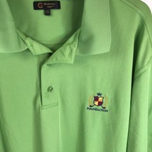 Vintage Polo shirt Bakersfield College BC Foundation Embroidered 3XL Green - $15.83