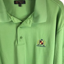 Vintage Polo shirt Bakersfield College BC Foundation Embroidered 3XL Green - £12.46 GBP