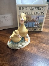 Brothers Lowell Davis Schmid RFD America Figurine 225286 Duck Pair Duckl... - $11.40