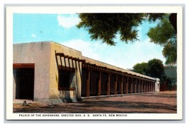 Palace of the Governors Santa Fe New Mexico NM UNP WB Postcard V13 - £2.34 GBP