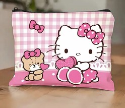 SANRIO HELLO KITTY Make Up Purse Bag New Pink - $10.00
