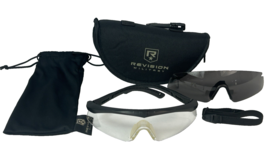 Revision Military Apel Safety Sunglasses w/ Tinted &amp; Clear Lenses + Case - $27.26 CAD