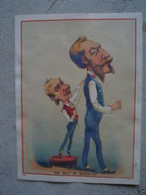 Late 1800s Advertising Trade Card Oh Get a Derrick Tailor Man - $20.79