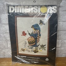 Dimensions Vintage 1979  The Little Drummer Boy Crewel Kit  # 1158  NEW SEALED - £29.67 GBP