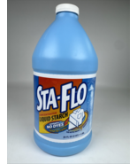 Vintage Sta-Flo Concentrated Liquid Starch 64 Oz Full Bottle Year 2011 - €42,99 EUR