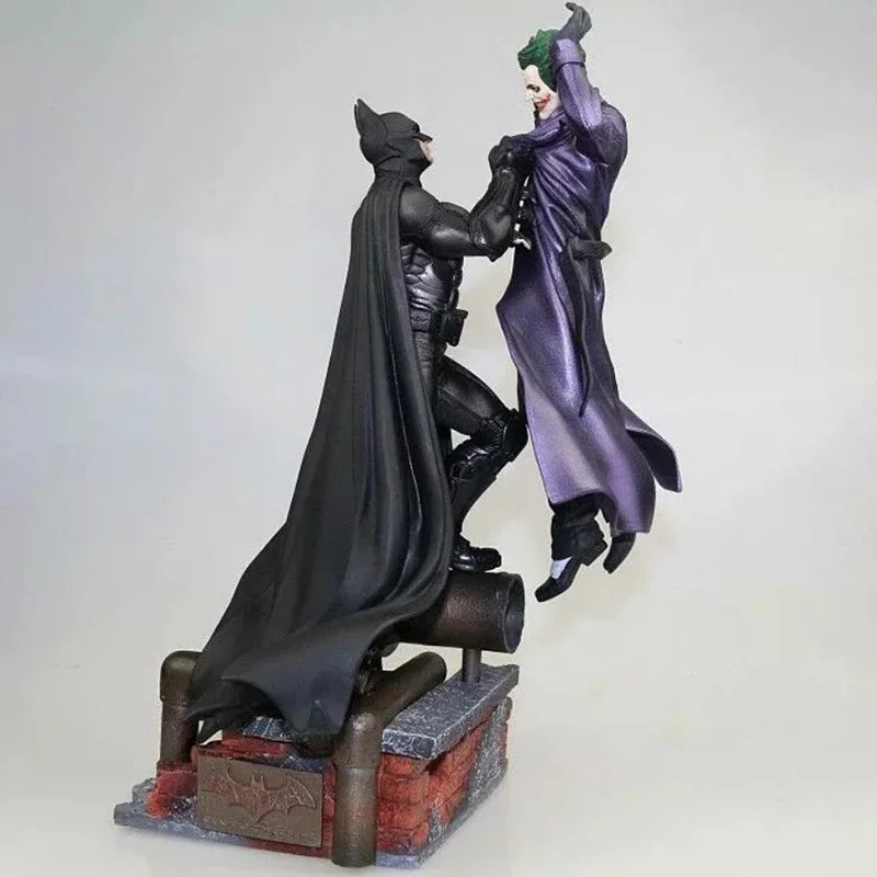 Batman  VS Joker Action Figure Arkham Origins Statue Comic Model Toys With Base - £114.03 GBP+