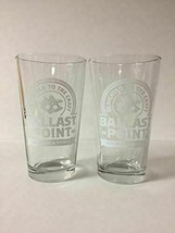 Ballast Point Brewing &amp; Spirits 16 oz Pint Glass - White Logo - 2 Pack - $21.73