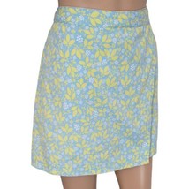 Luz Claiborne Wrap Skort 12P Ditsy Floral Vintage 90s Skirt Shorts Paste... - $24.73
