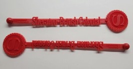 Lot of 2 Sheraton British Colonial Nassau, Bahamas Drink Stirrer Swizzle Sticks - £7.90 GBP