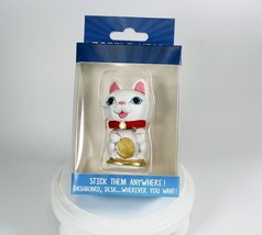 Bobble Head Lucky Cat - You Can Stick Your Lucky  Cat on Your Desk or Da... - £4.74 GBP