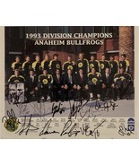 Anaheim Bullfrogs team signed photo - £39.33 GBP