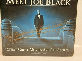 RARE1999 Meet Joe Black Full Lenght Screening V-CASSETTE Promotional Bradd Pitt - £10.29 GBP