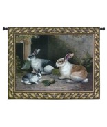 53x40 LAPIN Rabbits Tapestry Wall Hanging  - £132.38 GBP