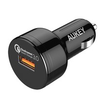 AUKEY Car Charger with Quick Charge 3.0 for Samsung Galaxy S7/Edge, HTC 10, LG G - £11.20 GBP