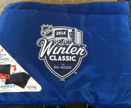 2014 Winter Classic Seat / Blanket 2 in 1 Hockey Red Wings Maple Leafs N... - $13.57