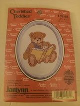 Janlynn Cherished Teddies 139-65 Oval Cross Stitch Kit Approx. 3.5" X 4.5" Frame - $24.99