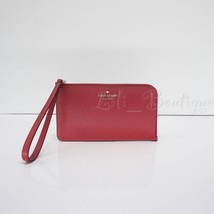 NWT Kate Spade KD546 Lucy Medium L-Zip Wristlet Saffiano Leather Candied... - £44.99 GBP