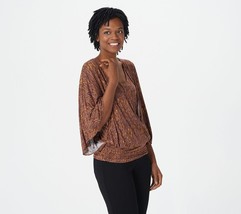 The Muses Closet Yummy Knit Top w/ Banded (Neutral, Small) A389838 - £13.17 GBP