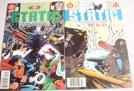 Two Static DC Comics #14 (Worlds Collide) and #18 (Casualties of War) 1993-1994  - £7.98 GBP